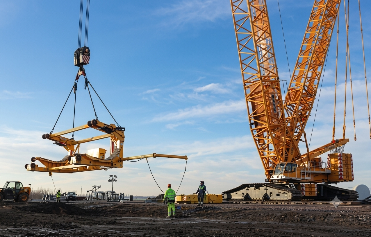 Coordinated Heavy Lifting for Wind Turbine Installation