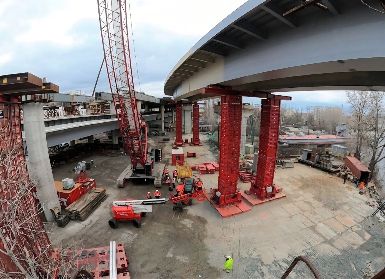World-Record 19 m Bridge Jacking – Podilsko-Voskresensky Bridge